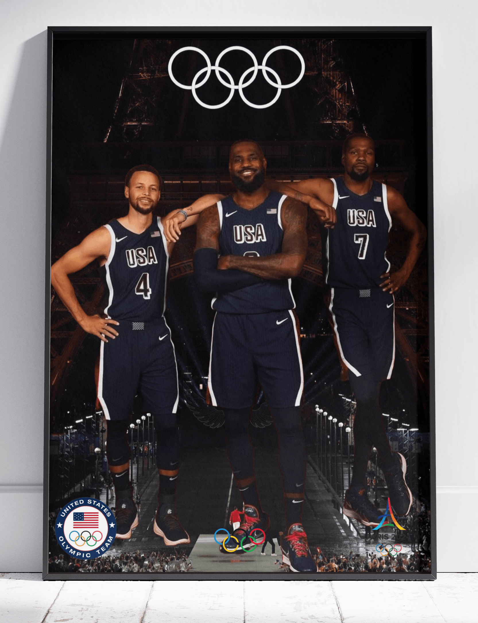 LeBron James & Stephen Curry & Kevin Durant